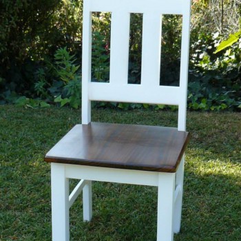 dining room chair with back detail