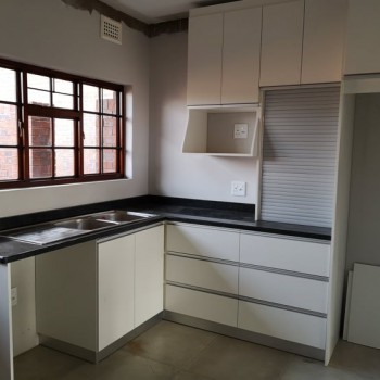 modern scullery installation